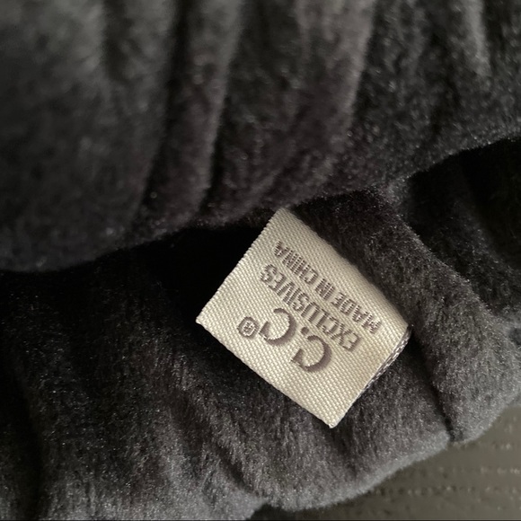 C.C Exclusive Gray & Denim Lined Beanie w/Pom Pom - Picture 8 of 8